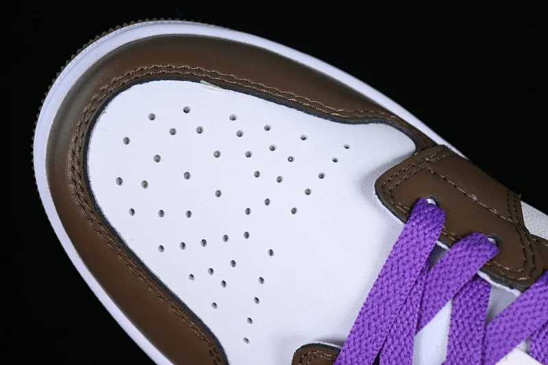 All categories Air Jordan Jordan series basketball shoes Air Jordan 1 Low Z version Air Jordan 1 Low "Palomino" AJ1 Joe 1 Mocha Purple Low-top cultural basketball shoes 553560-215